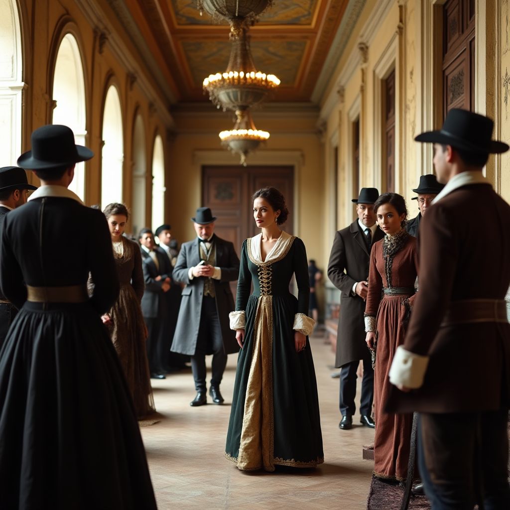 Serie de televisión en escenarios históricos